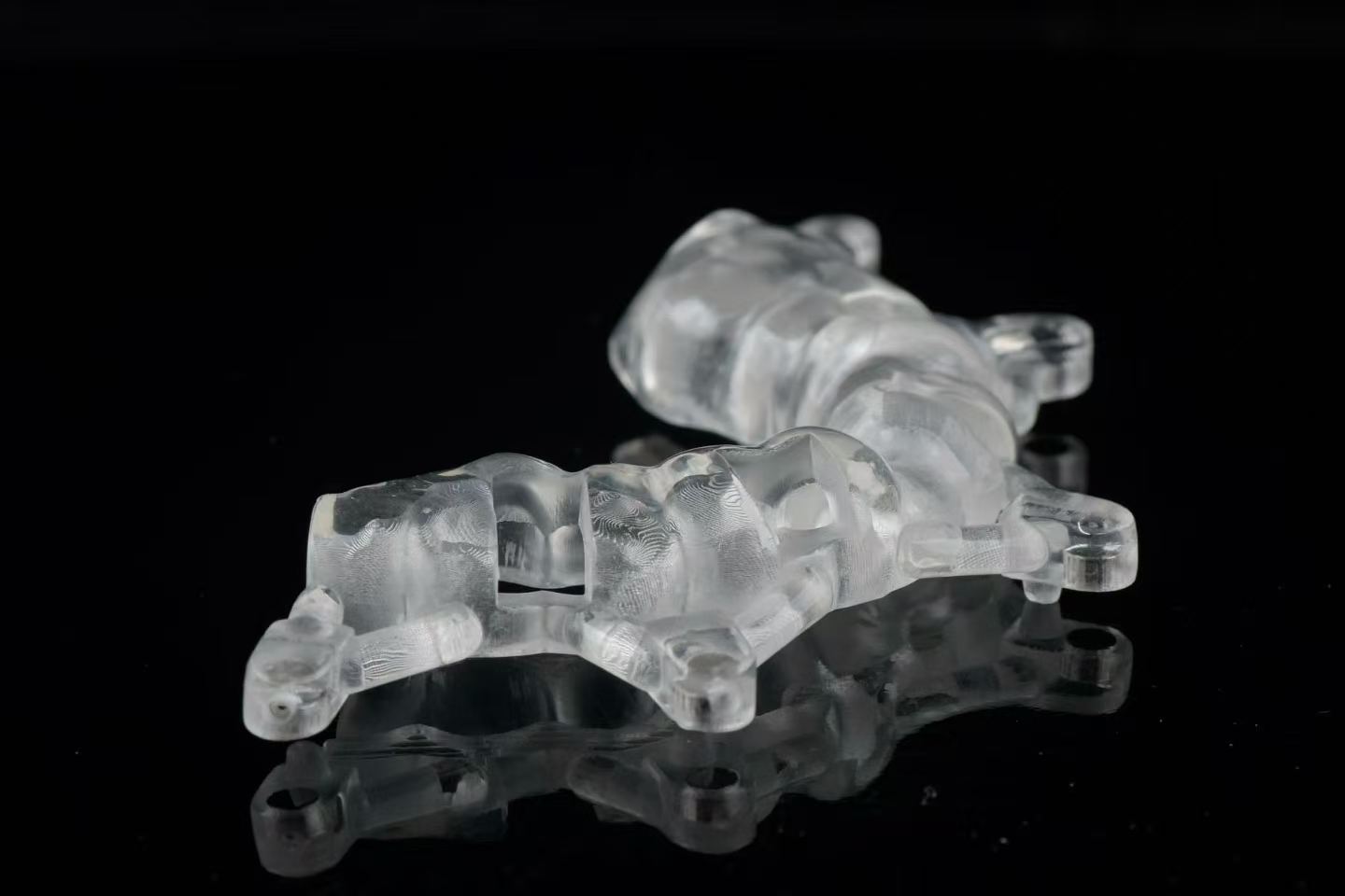 3D-printed try-in framework structure