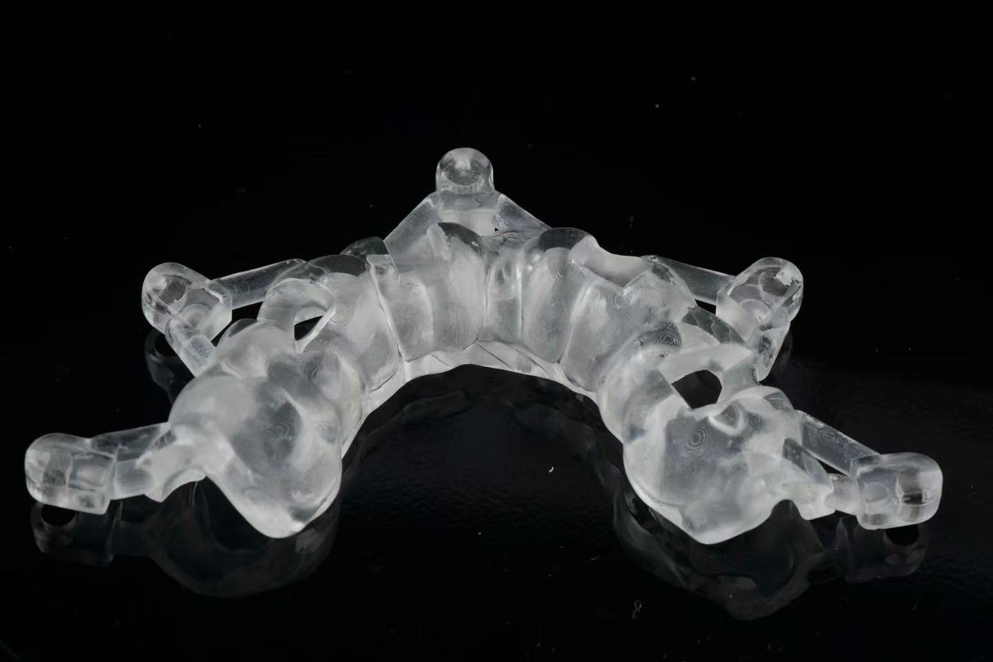 3D-printed full-arch try-in framework