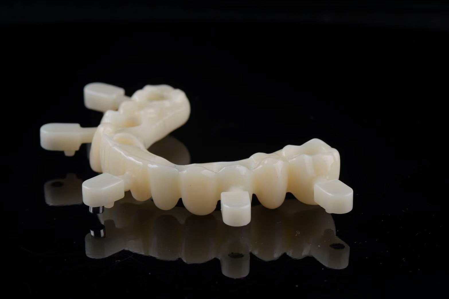 Partial denture framework pattern with clasps