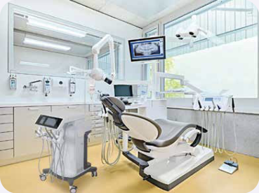 JINME mobile dental chair in clinic 1