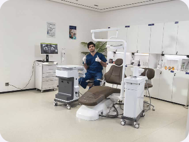 JINME mobile dental chair in clinic 3