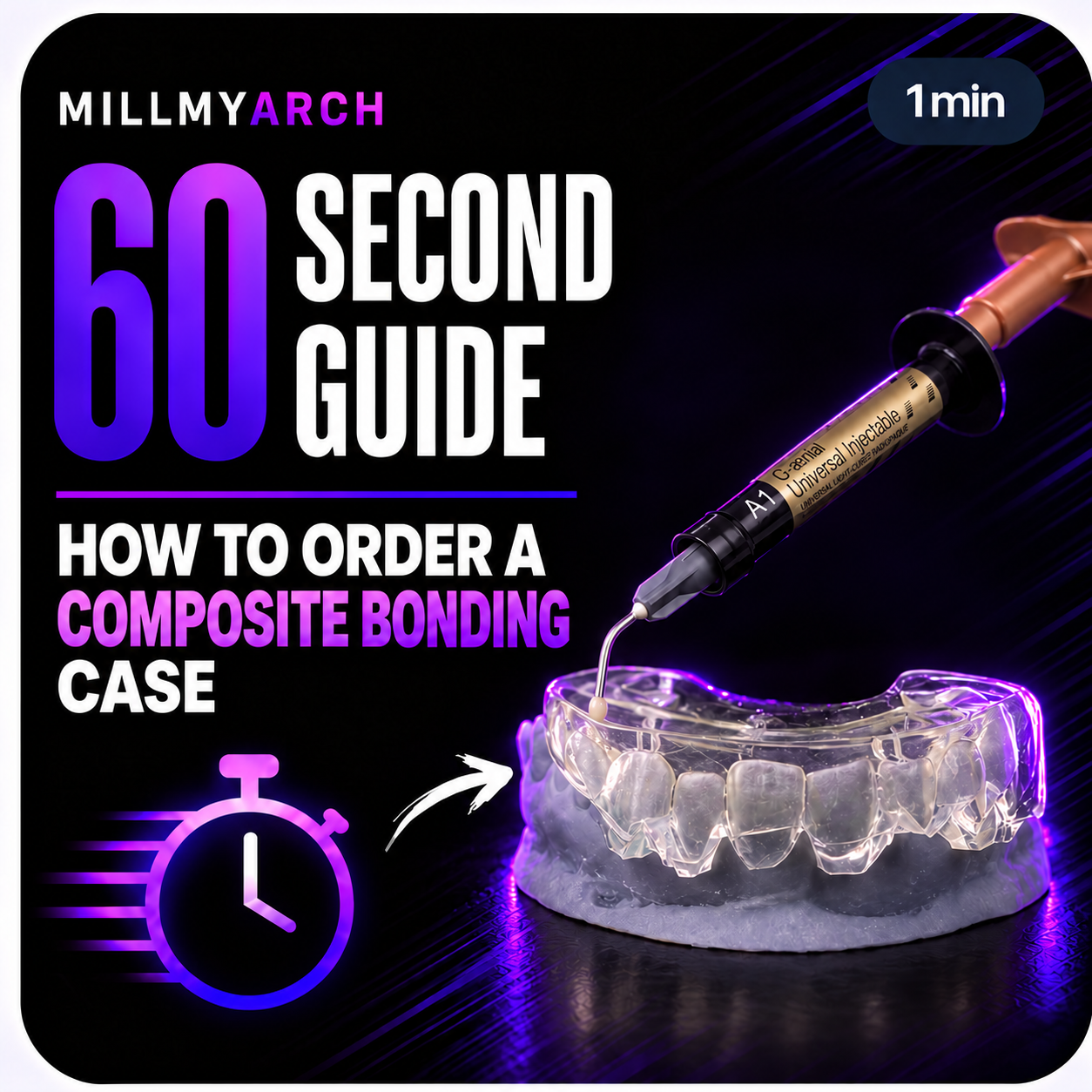 How to Order a Composite Bonding Case — Submitting a composite bonding case on the portal