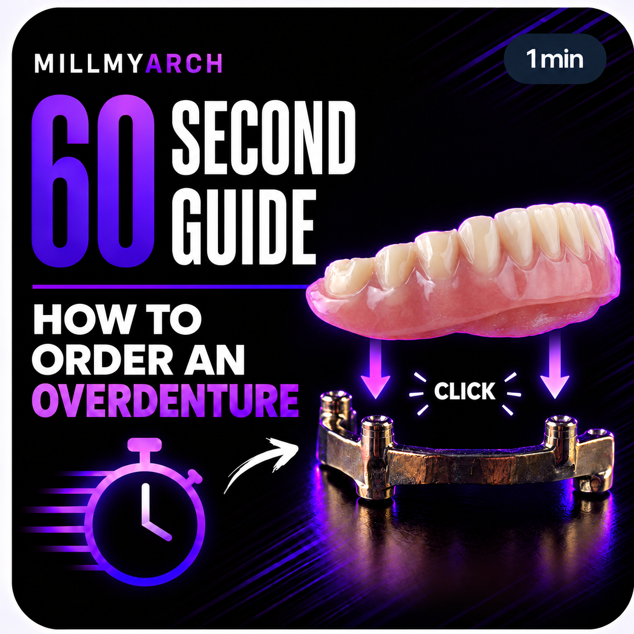 How to Order an Overdenture — Placing an overdenture order on the portal