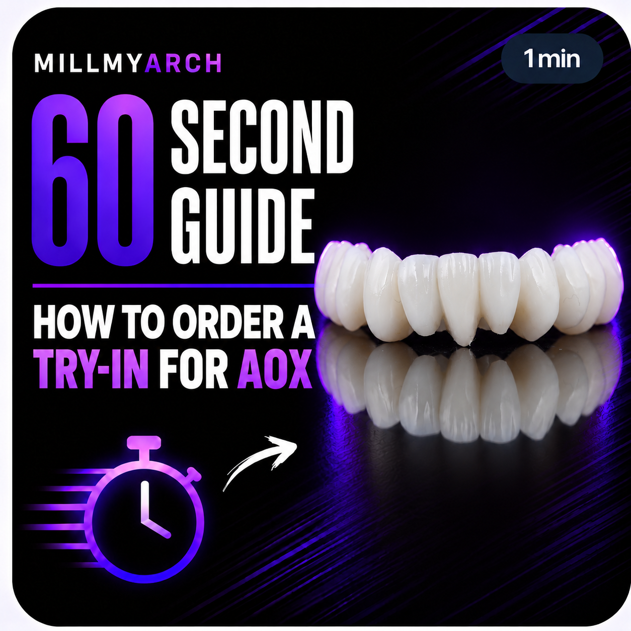 How to Order a Try-In — Ordering a try-in through MillMyArch